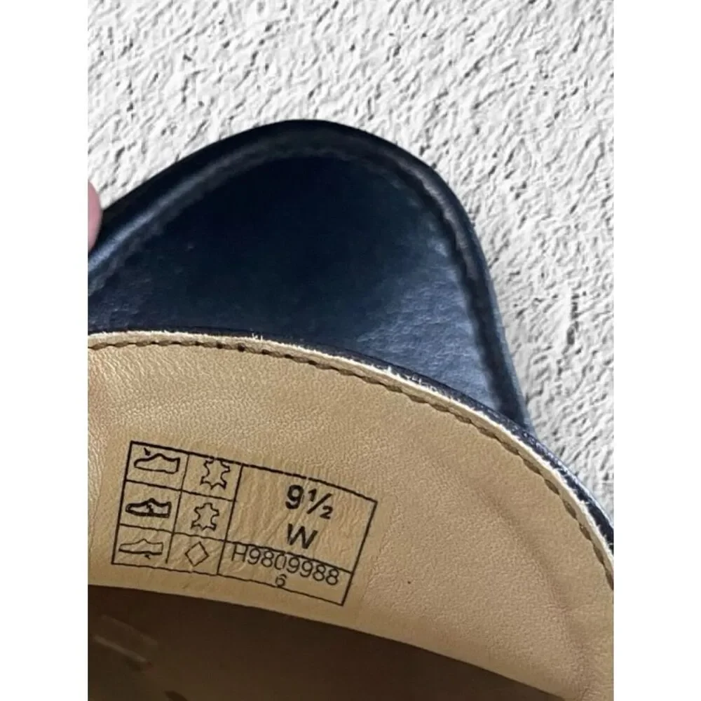 SAS Loafers NEW Ace Slip On Comfort Penny Handsewn Leather Black Size 9.5 W